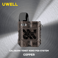 Load image into Gallery viewer, UWELL Caliburn Tenet KOKO Pod System in Copper - Stylish and Reliable Vaping Device.
