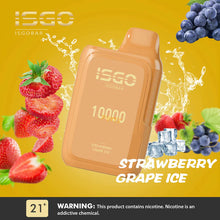 Load image into Gallery viewer, Delight in the harmonious blend of sweet strawberries, juicy grapes, and icy menthol. Experience the cool and refreshing flavor of Strawberry Grape Ice. Elevate your vaping journey today!
