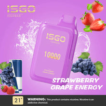 Load image into Gallery viewer, ISGO BAR 10000 Puffs Disposable Vape 5%
