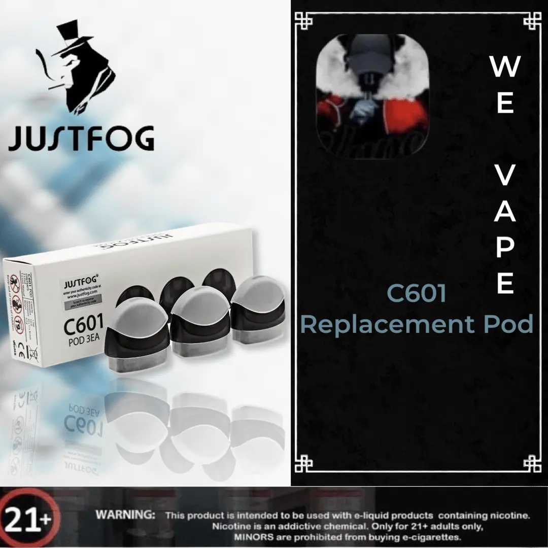 C601 Replacement Pods By Just Fog - We Vape