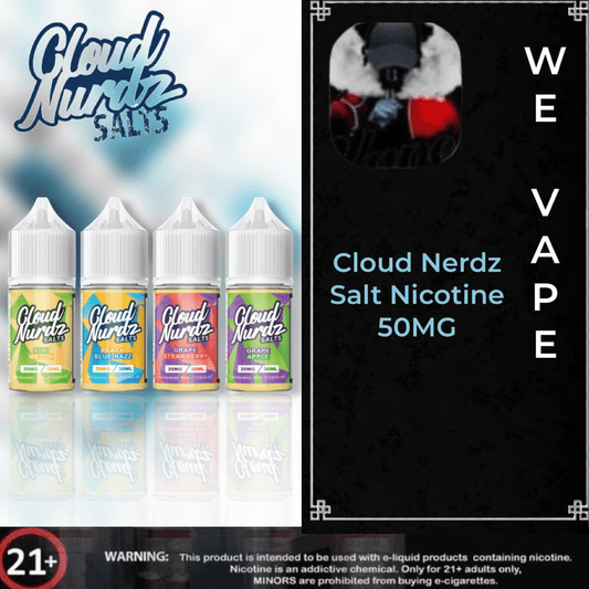 Cloud Nurdz E - Liquid (Salt Nicotine) - We Vape