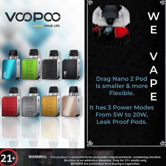 Drag Nano 2 Pod System Kit by Voopoo - We Vape