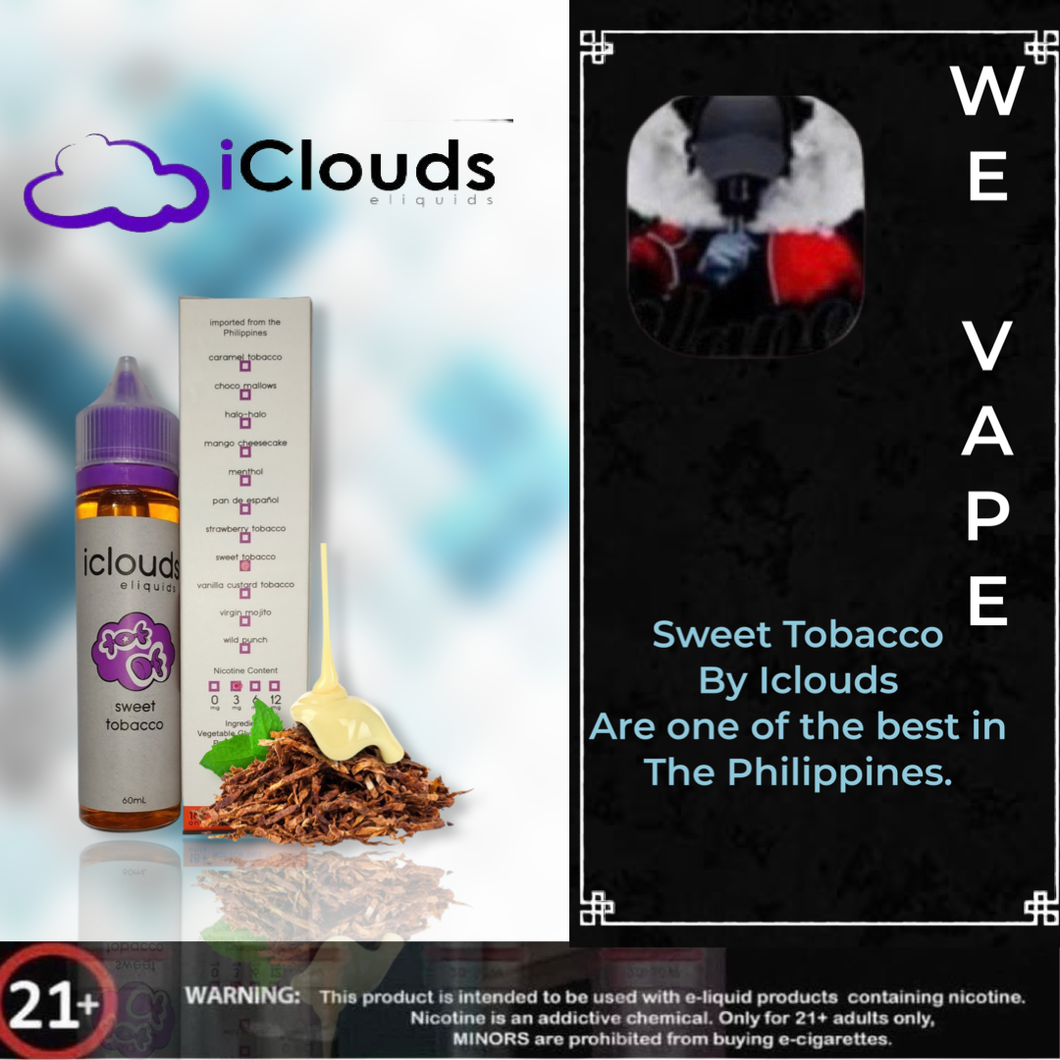 Iclouds E-Liquid-Sweet Tobacco By Iclouds are one of the best in Philippines.