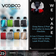 Load image into Gallery viewer, Drag Nano 2 Pod System Kit by Voopoo - Compact Vaping with Superior Performance| We Vape
