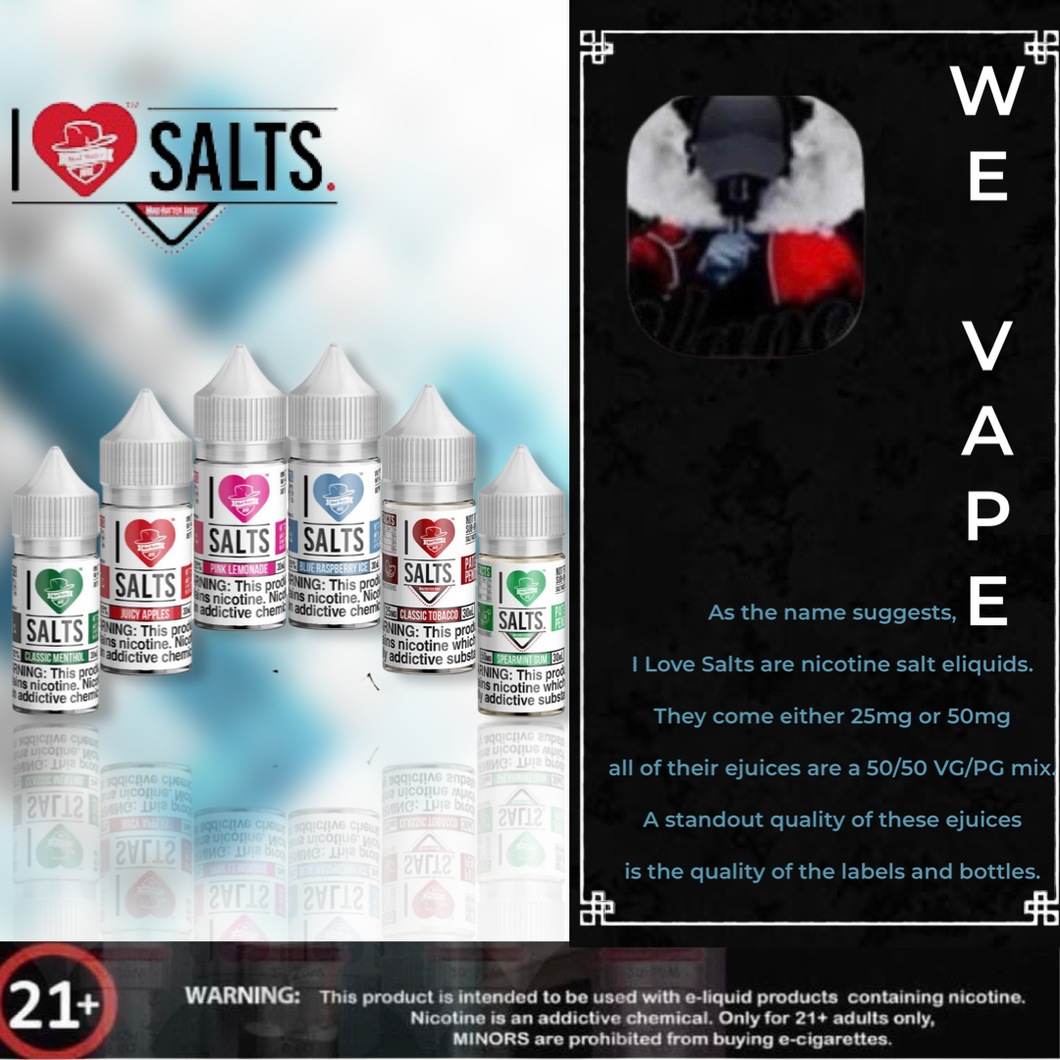 I Love Salt E - Liquid (Salt Nicotine)