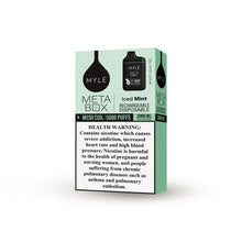 Load image into Gallery viewer, MYLE Meta Box 5000 Puffs Disposable Vape
