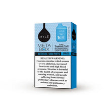 Load image into Gallery viewer, MYLE Meta Box 5000 Puffs Disposable Vape
