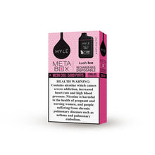 Load image into Gallery viewer, MYLE Meta Box 5000 Puffs Disposable Vape
