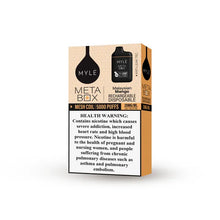 Load image into Gallery viewer, MYLE Meta Box 5000 Puffs Disposable Vape
