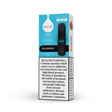 Load image into Gallery viewer,  Myle Micro Bar 1500 Puffs Disposable Vape - Blueberry flavor
