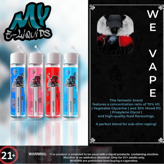 My E - Liquids (3mg) - We Vape