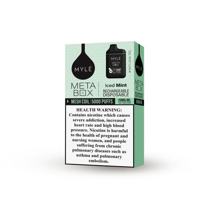 MYLE Meta Box 5000 Puffs Disposable Vape - We Vape